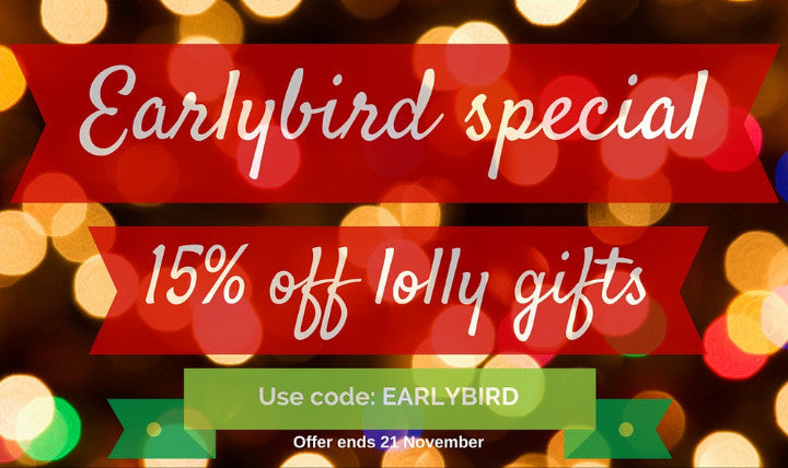 Early bird Christmas gift specials